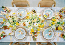 Lemon Inspired Dinner Party | Featured on Style Me Pretty